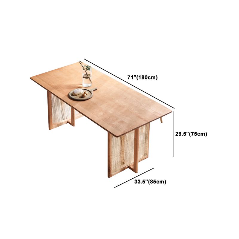 Modern Dining Set 1/2/4 Pcs Solid Wood Dining Table and Windsor Chairs