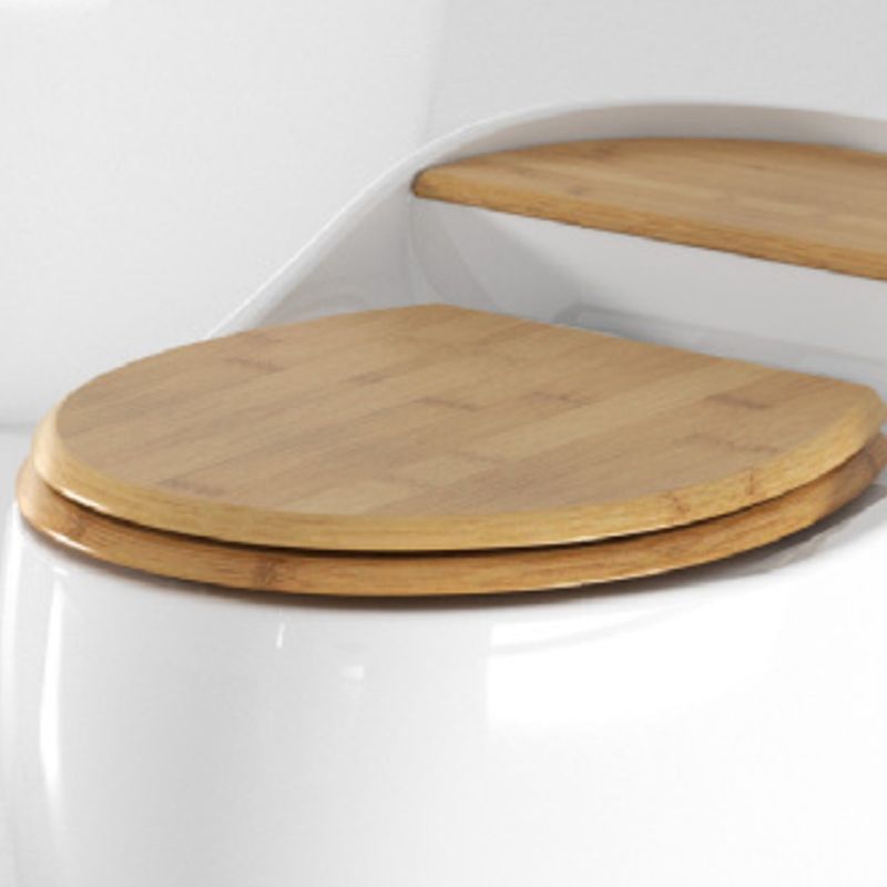 Contemporary Ceramic Flush Toilet One Piece Toilet Bowl for Bathroom