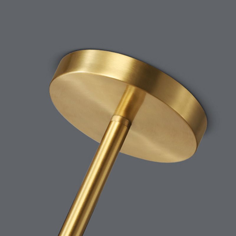 Brass Chandelier Lighting Postmodern Pendant Lamp for Living Room Dinning Room