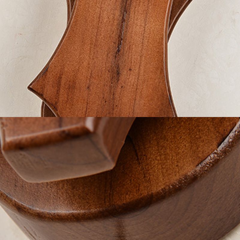 Brown One Light Sconce Light Industrial Wooden Bull Lighting Fixture for Dining Room, 16"/19.5" W