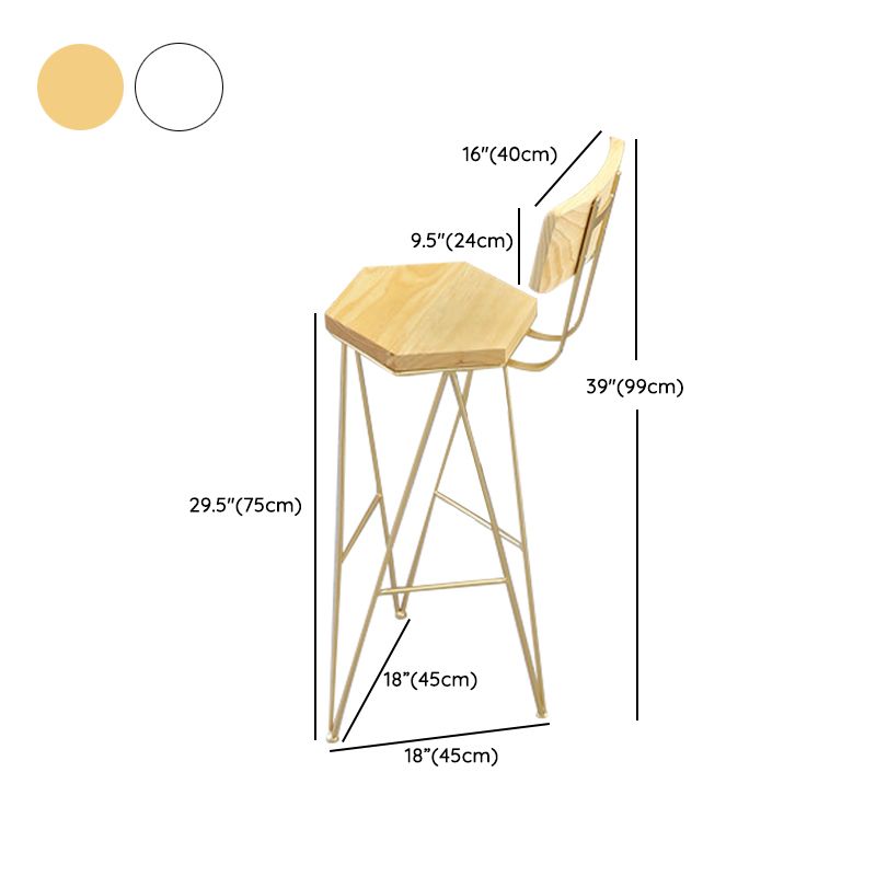 Modern Pub Table Set 1/2/3/5 Pieces Wood Bar Table with Metal Stools