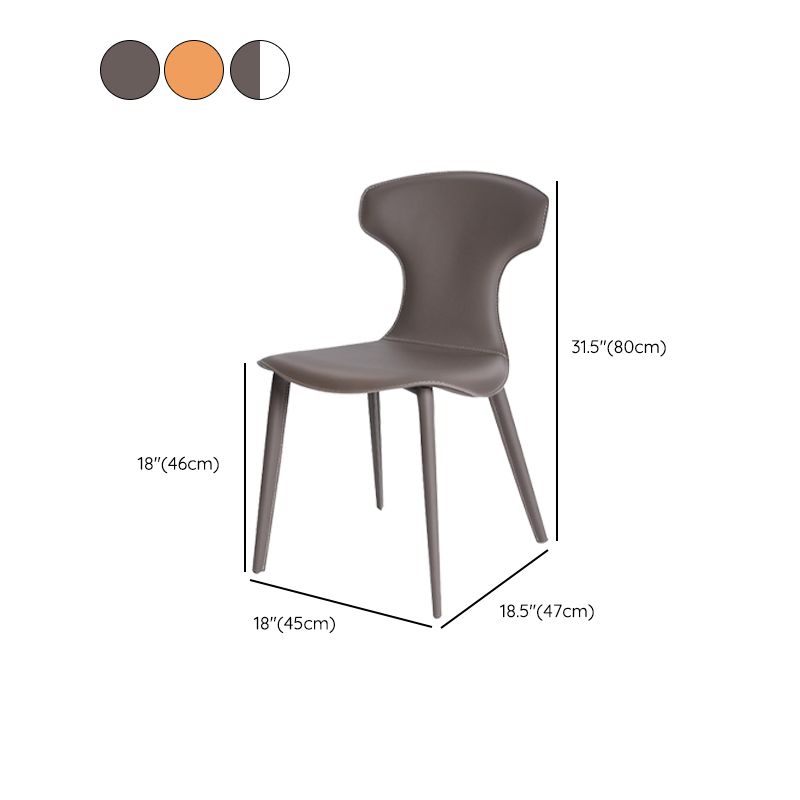 Contemporary Faux Leather Dining and Accent Chairs for Kitchen