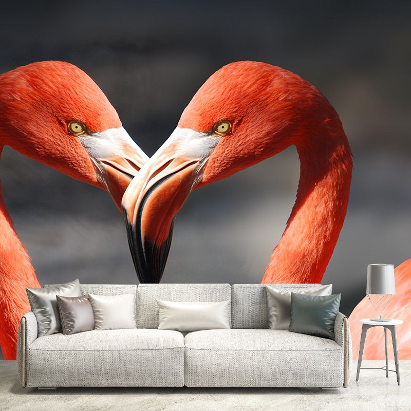 Contemporary Style Wild Animals Mural Photography Wallpaper for Living Room Decorative