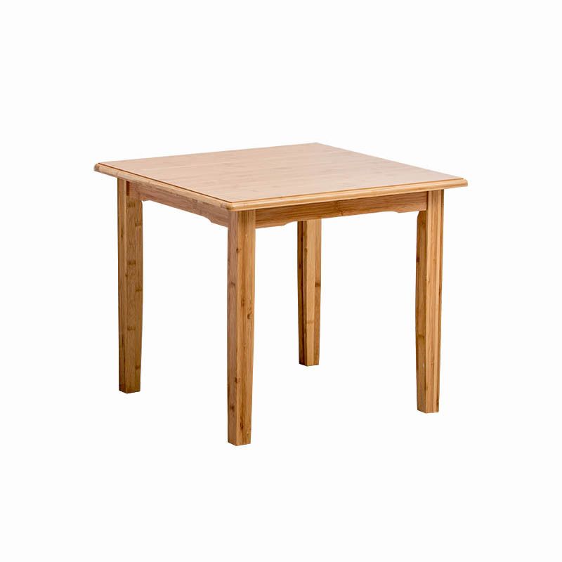 Nordic Rectangular Wooden Coffee Table 4 Legs Natural Cocktail Table