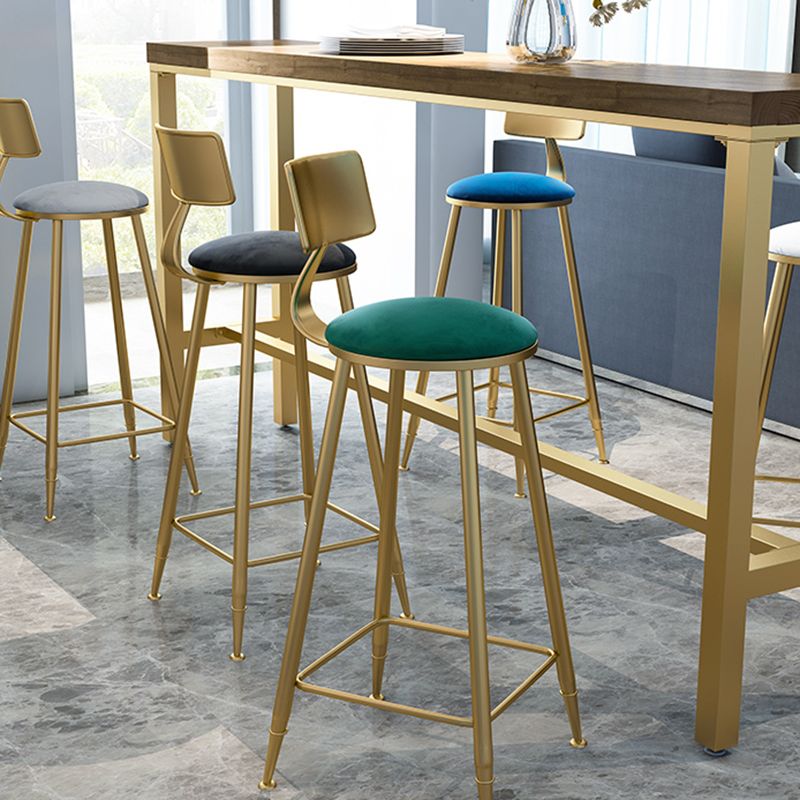 Glam Style Rectangle Bar Table 1/6 Pieces Solid Wood Counter Table