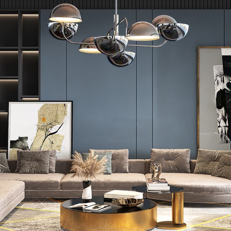 8 têtes Postmodern Chandelier Plafond Plafond Pendant pour le salon salle à manger