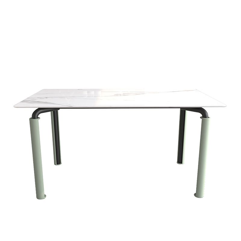 Scandinavian Style 1/2/5/7 Rectangle Dining Room Table Set for Home Use