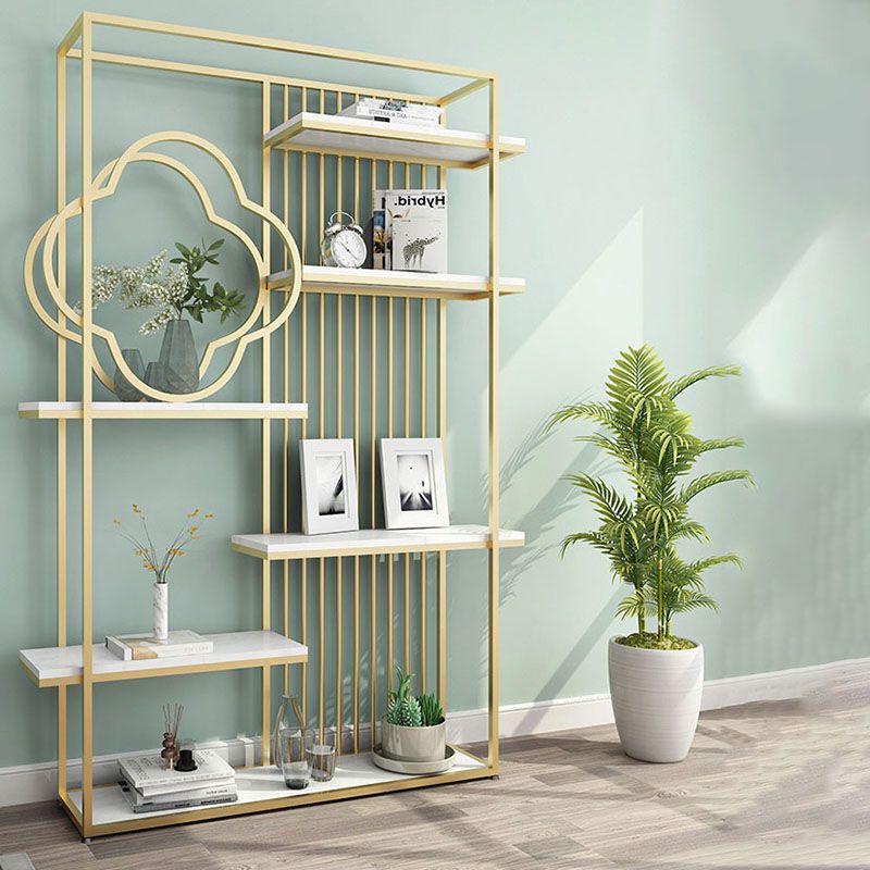 11.81 "W libreria in stile glam in stile libreria aperta per la sala da studio in ufficio