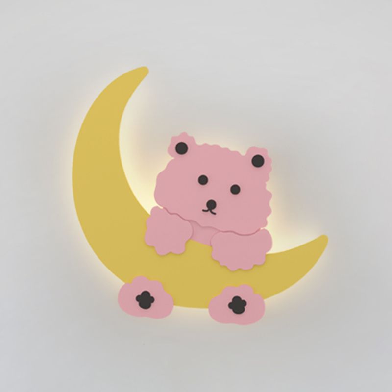 Cartoon Wall Light Fixture Modern Style Metal Wall Mount Lighting