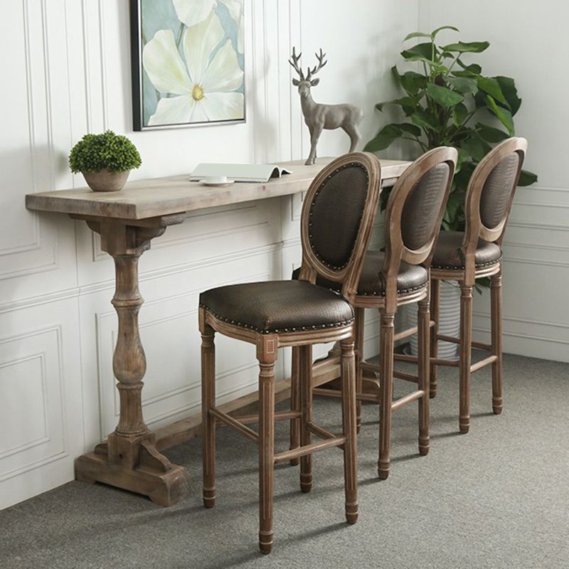 1/3/4 Pieces Bar Stool and Table Set Rectangular Pub Table Set for Home