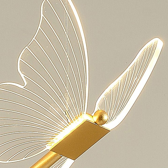 Moderner Stilfeuerleuchten Acryl -Multi -Lichter -Federbeleuchtung