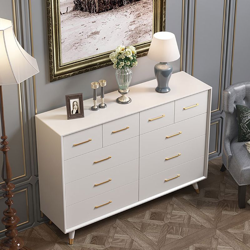 Glam Style Wood Buffet Sideboard Dining Room 35.4"H 10-Drawer Buffet Server