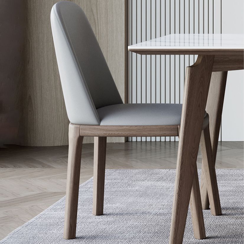 Modern Rectangle Sintered Stone Top Dining Set 1/4/5/7 Pieces Dining Table with Chairs