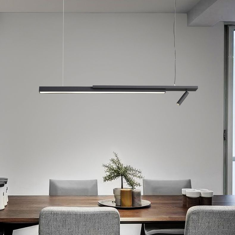 Accesorios de iluminación de lámpara de iluminación lineal de metal lineal lámpara de iluminación moderna