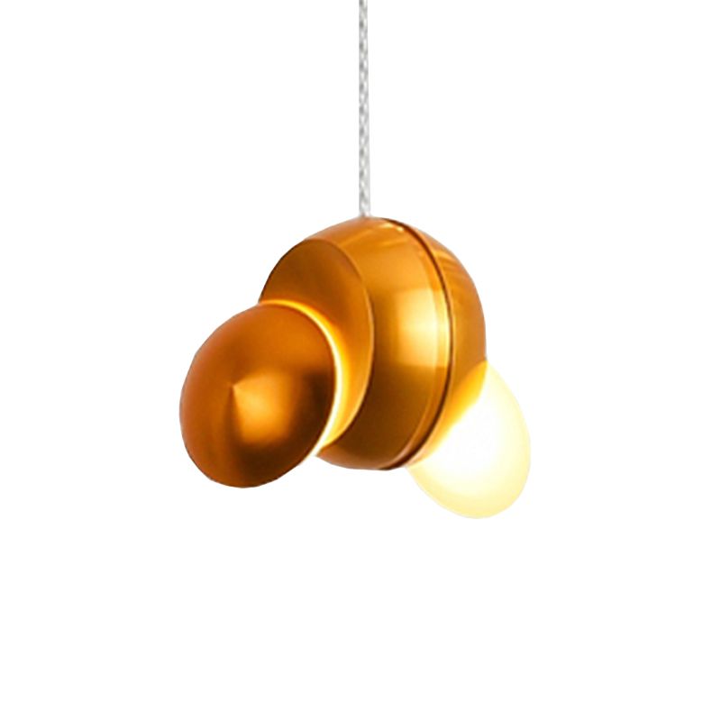 Kit di luce a sospensione a cluster rotondo con soffitto in oro in metallo contemporaneo a LED Light in luce bianca/calda