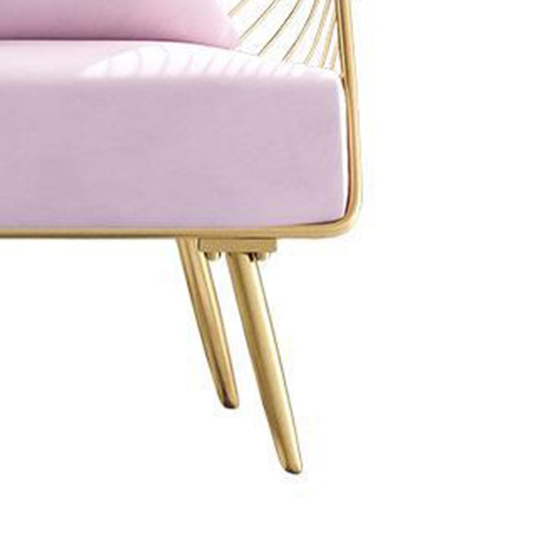 Upholstered Lounge Chair with Pillow Armless Include Chair with Cushion