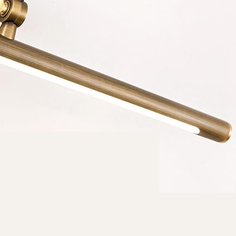 1-Light Mirror Front Light Modern LED Vanity Light with Acrylic Shade for Bathroom