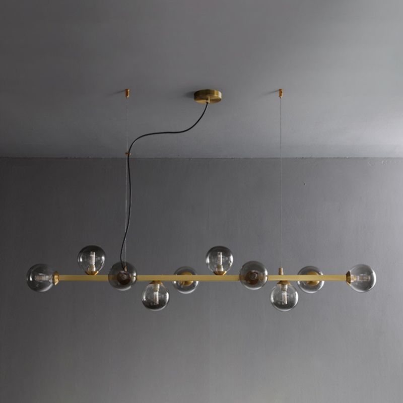 Contemporary Island Light Glass Hanging Light for Dining Room