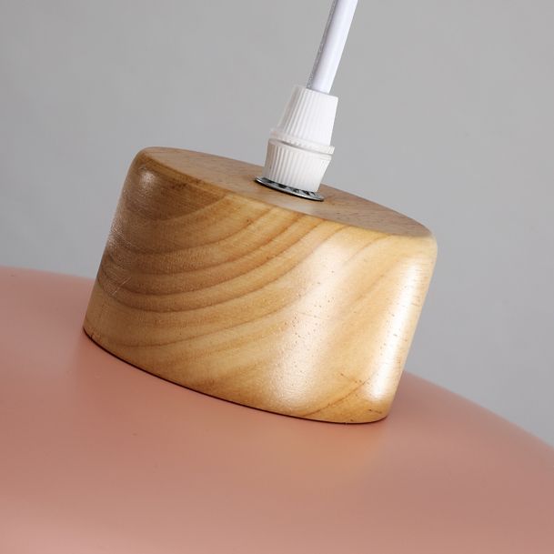 Schüsselform hängende Beleuchtung moderner Metall 1 hängende Lampe für Schlafzimmer