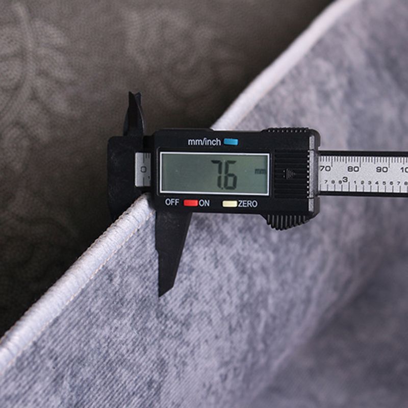 Gold Modern Rug Polyester Abstract Pattern Rug Non-Slip Backing Rug for Home Decor