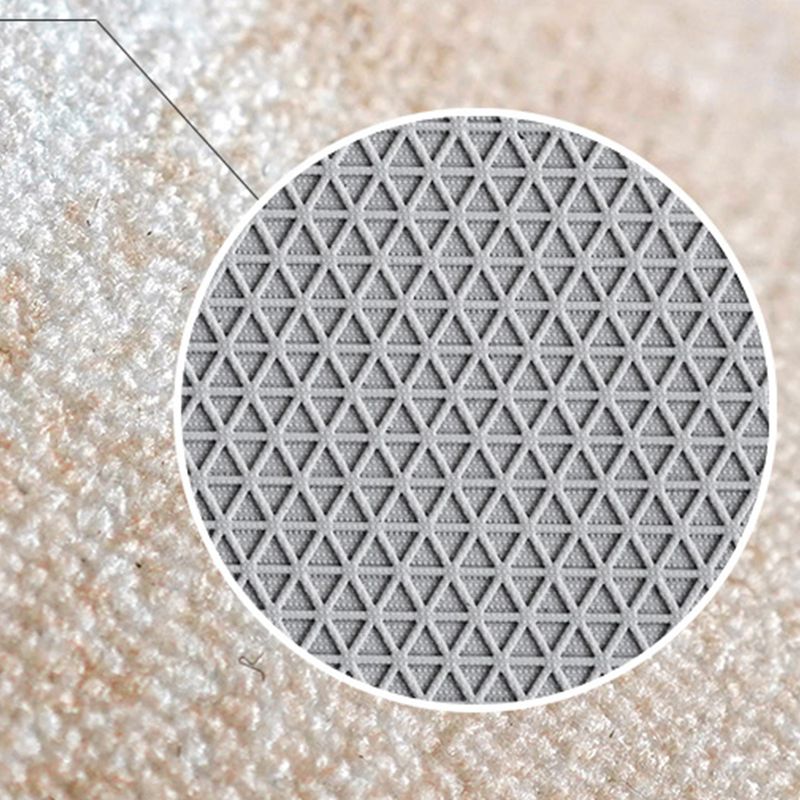 Lichtgele vloerkleed Polyester grafisch vloerkleed Non-slip achterste tapijt voor woonkamer