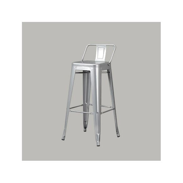 Tabouret de Bar en métal de Style industriel, tabouret de comptoir à siège carré pour Bar de cuisine