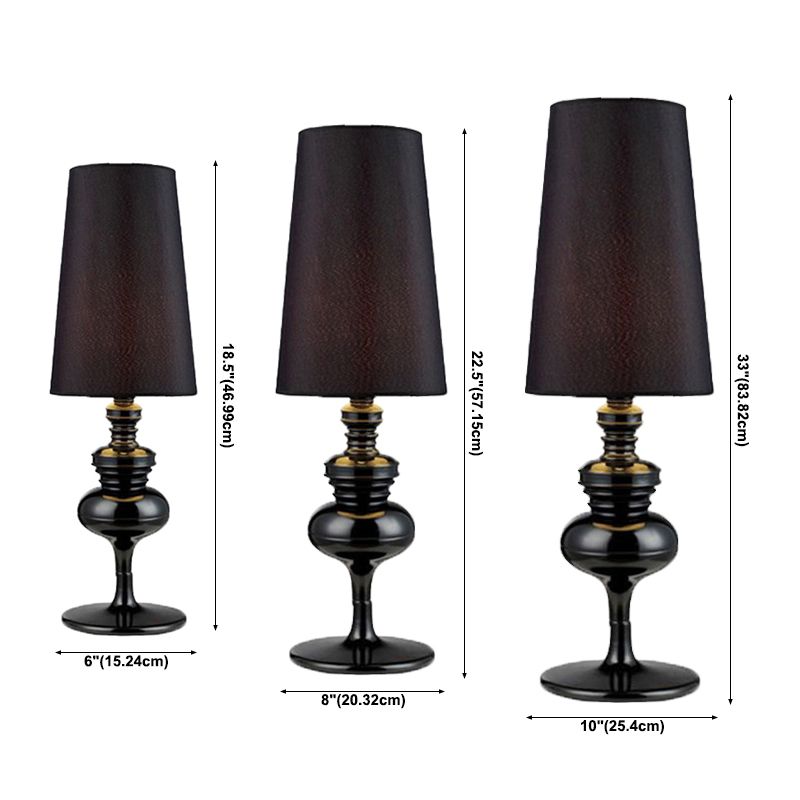 Postmodern Metal Table Lamp 1-Light Desk Light with Metal for Bedroom