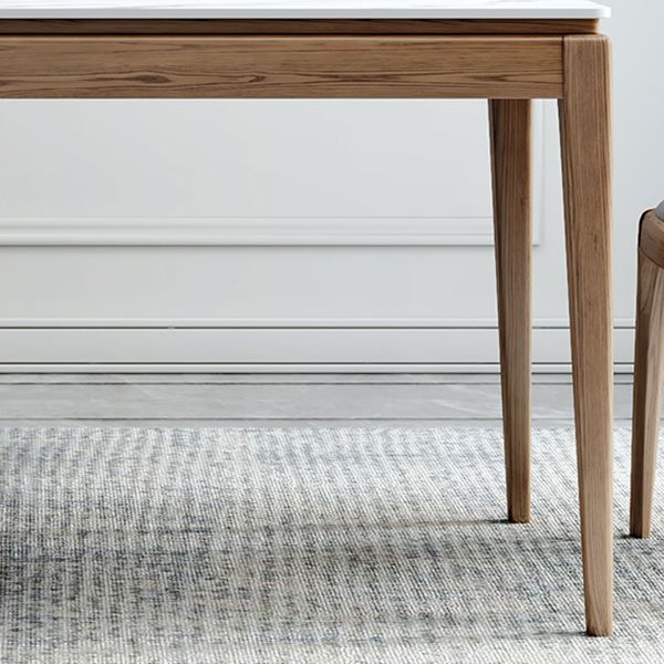 Midcentury Style Dining Room Collection Stone 4 Legs Dining Site Table