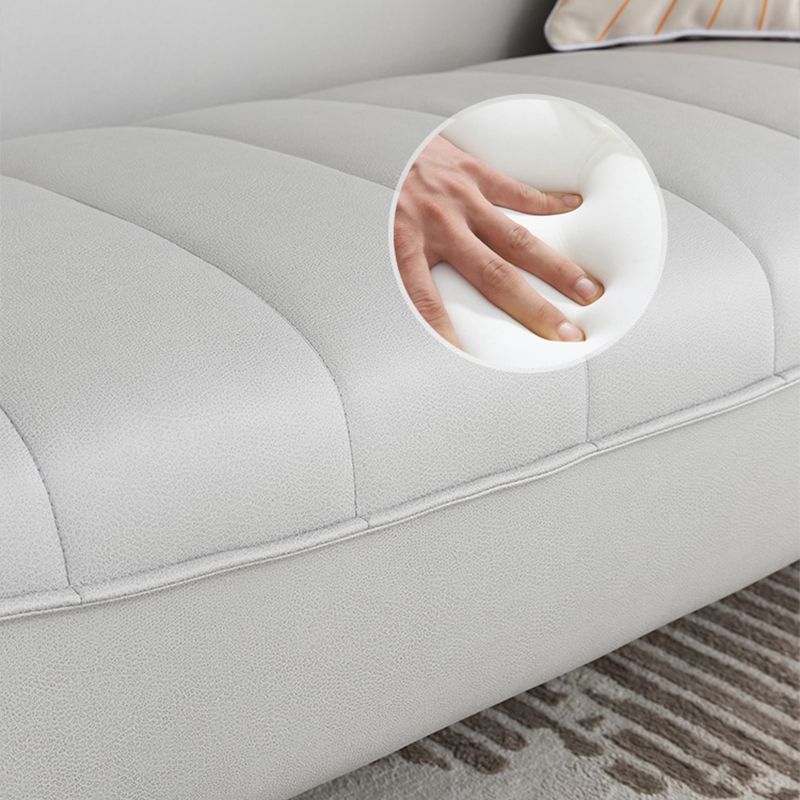 Glam with Arms Chaise Flared Arms with Legs for Bedroom Living Room