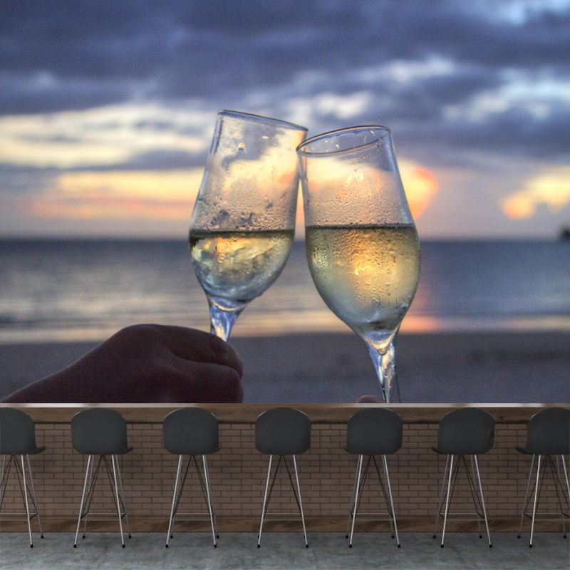 Contemporary Environment Friendly Mural Wallpaper Wine Wall Decor for Decoration