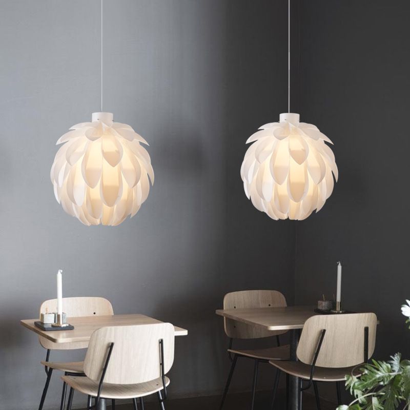 Luz de colgante de estilo simple moderno Sala de estar colgante de bombilla colgante