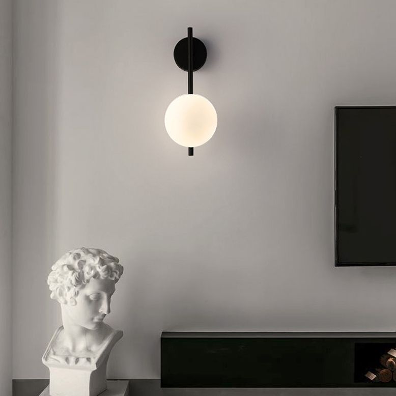 Minimalist 1 Head Wall Mount Ball Lamp Fixture for Hallway