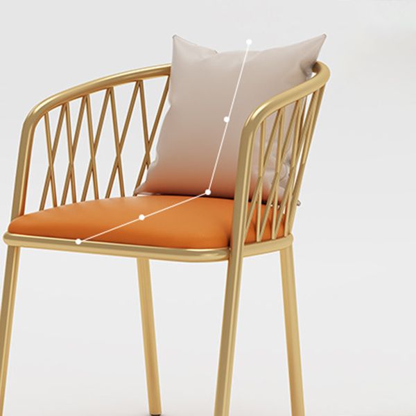 Glam Sintered Stone Dining Table Set Round 1/3/4/5 Pieces Dining Set for Home Use