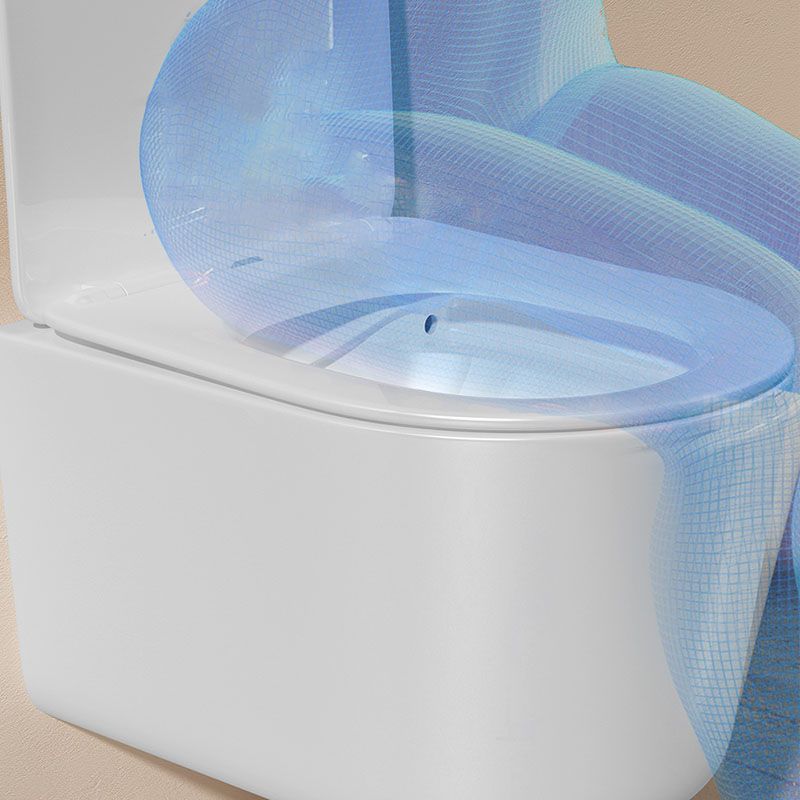 Modern Toilet Bowl Wall Mount Porcelain All-In-One Flush Toilet