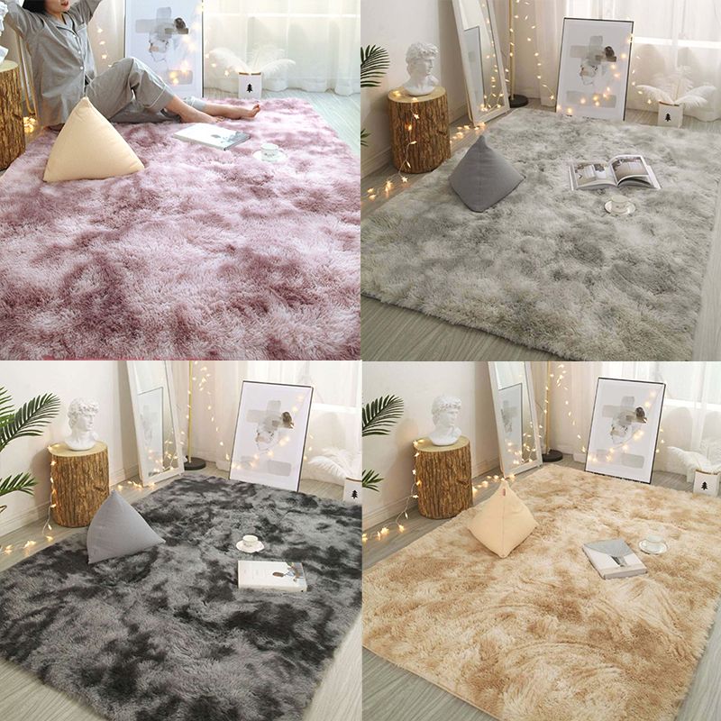 Multi Color Girls Room Tapijt Modern Tie Dye Trug Polyester Anti-Slip Machine Wasbare Stain Resistant Rug