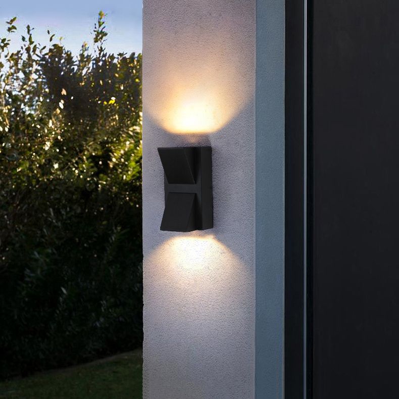 Luz de pared simple Luz de estilo moderno Corredor Aisle Lámpara de pared de aluminio de aluminio