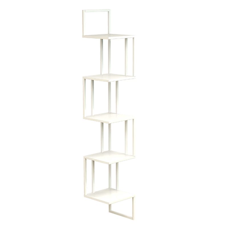 Wall Mounted Bookcase Contemporary Style Bookshelf for Office Home