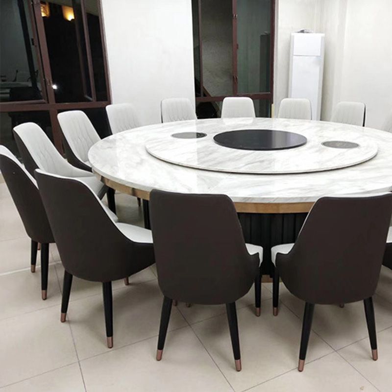 Contemporary Upholstered Dining Chairs Parsons Side Chair in Blue