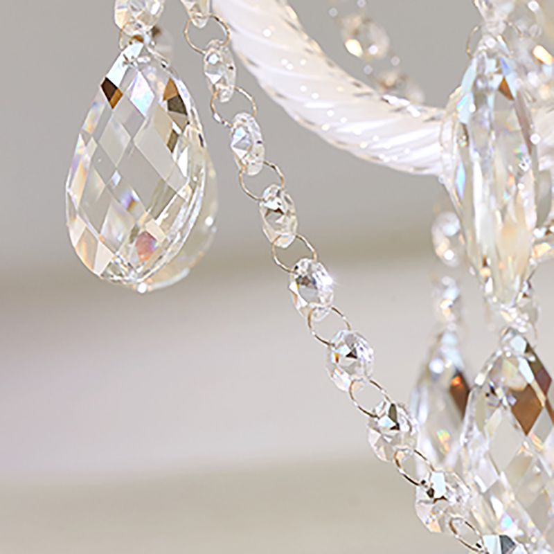 American Style Chandelier Crystal Multi Light Hanging Light for Bedroom