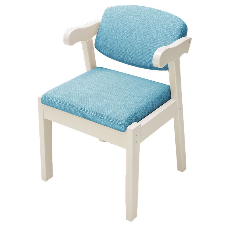 Open Back Arm Chairs Upholstered Dining Chairs for Dining Room