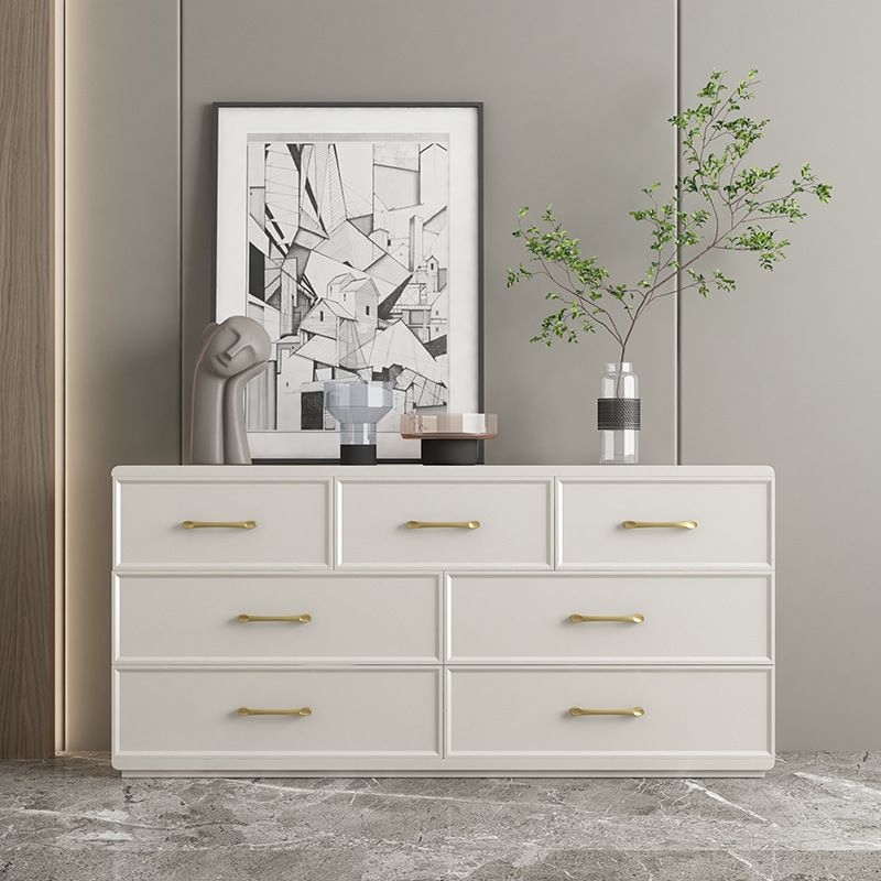 Contemporary Glam Storage Chest Birch Vertical Storage Chest Dresser for Bedroom
