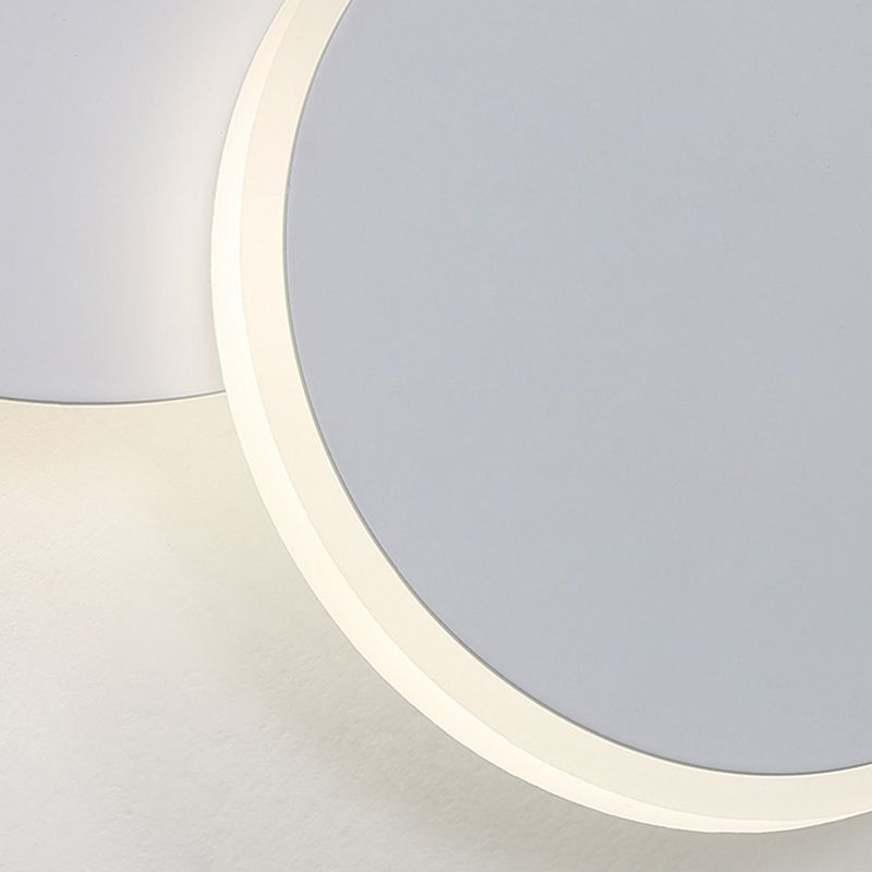 2 Lights LED Wall Mount Light Modern Simple Wall Light with Acrylic Shade for Living Room