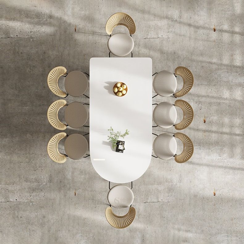 1/4/5/9 Pieces Modern Furniture Sintered Stone Top Dining Table Set for Home