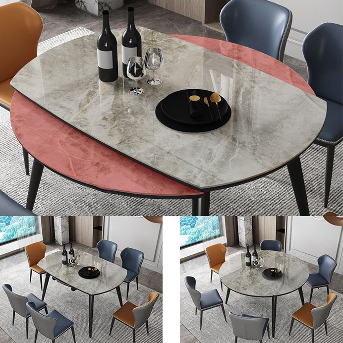 Modern Style Dining Room Dinner Table Round 4 Legs Dining Table