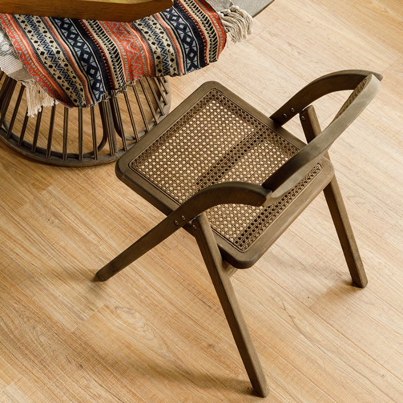 Solid Wood Side Chair Modern Folding Dining Chair for Living Room