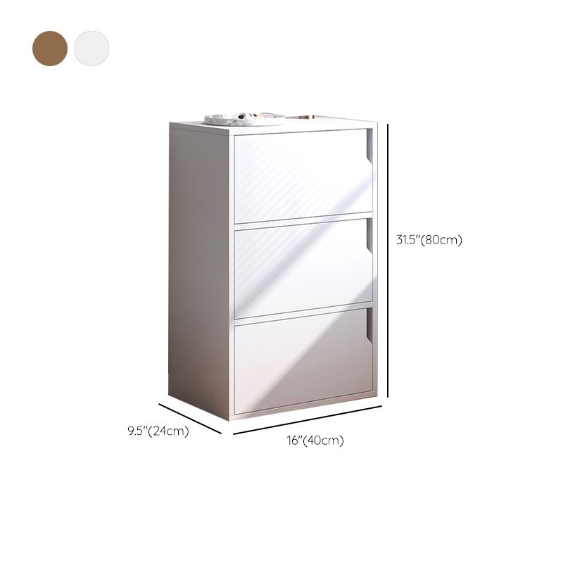 Modern Knobs Handle Storage Cabinet Solid Wood Standard Cabinet