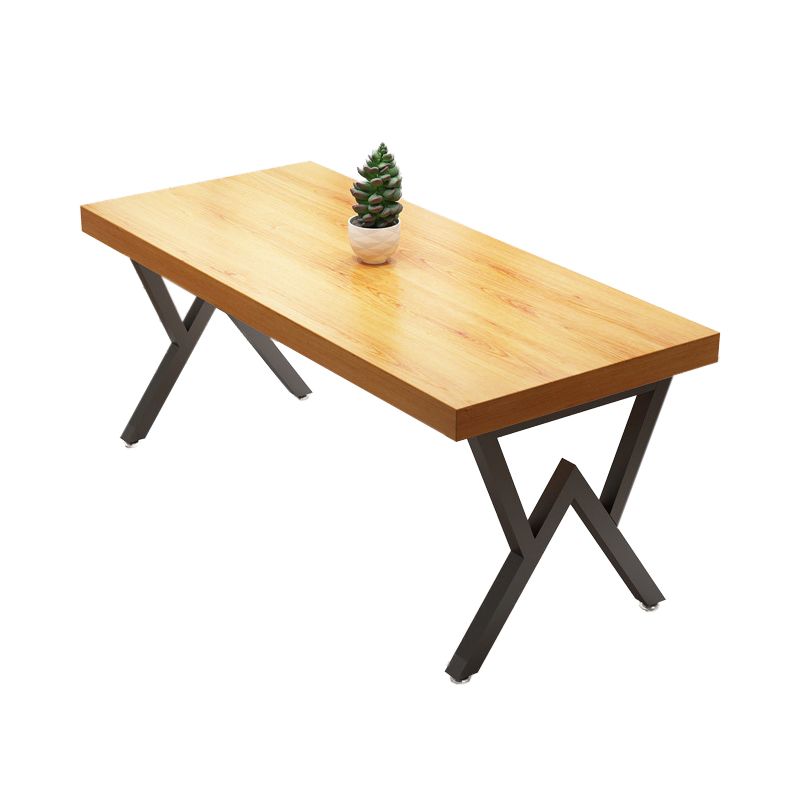 Industrial 1/4/5 Pieces Furniture Rectangle Solid Wood Dining Chairs Set in Brown