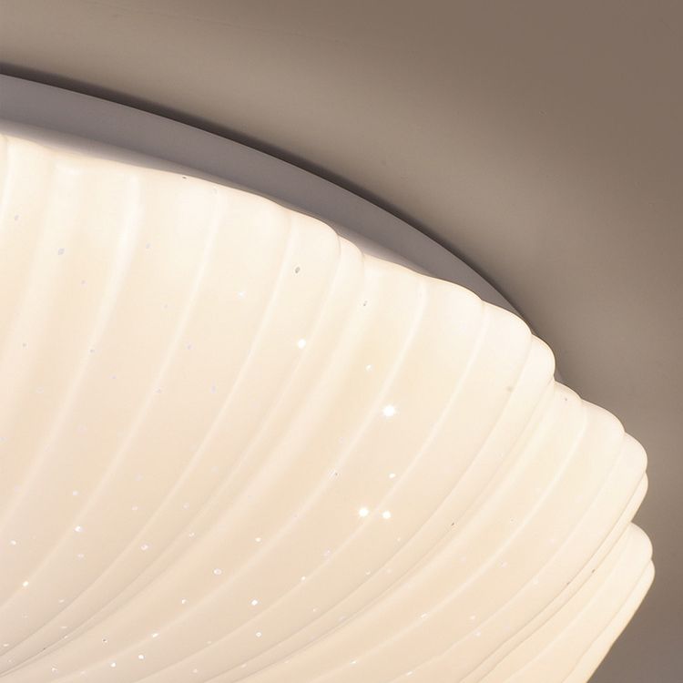 LED Ceiling Mount Light White Ceiling Light with Acrylic Shade for Living Room
