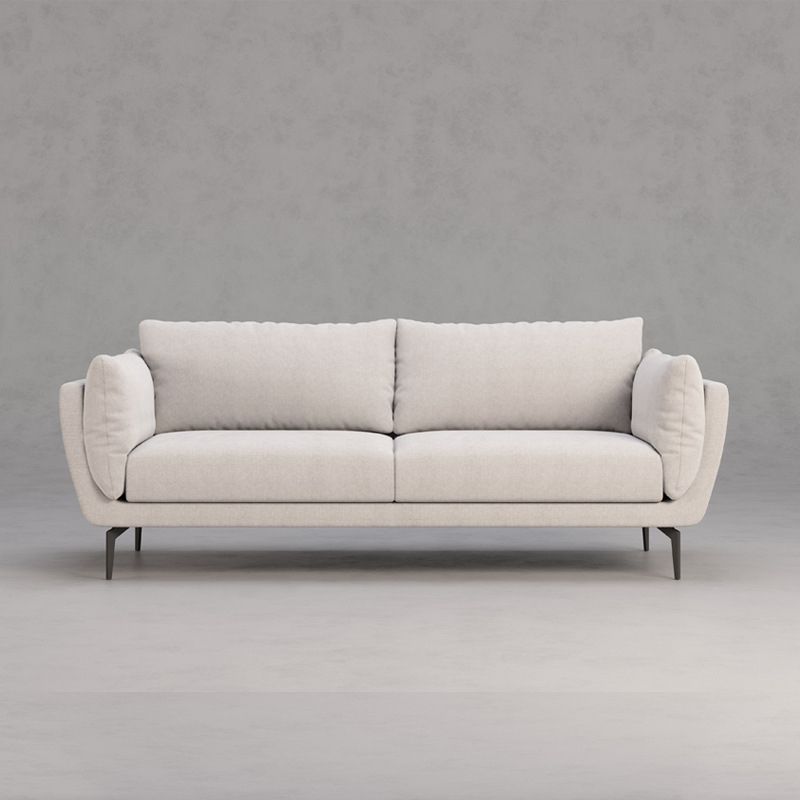 Sofa Chaise for Apartment Flared Arm Sofa for  Home Living Room