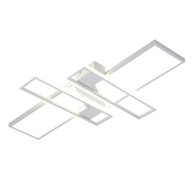 Metal Semi Flush Mount Geometriclight Contemporary Semi Flush